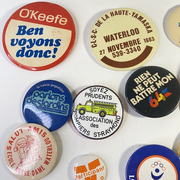 Vintage Button Pin Collection Lot - Picture 2 of 9